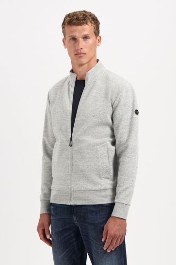 NO-EXCESS GESTRUCTUREERDE CARDIGAN 29100815 102 GREY MELANGE