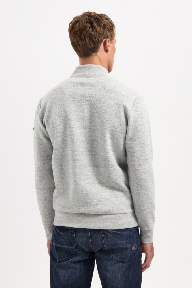 NO-EXCESS grijze heren vest | Model achteraanzicht