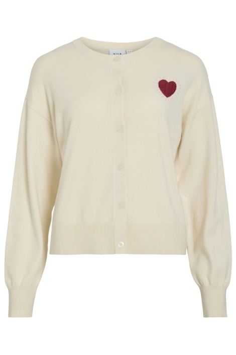 Vila beige dames vest | Vooraanzicht