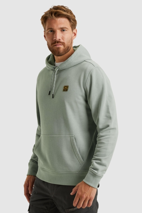 PME legend blauwe heren sweater | Model zijaanzicht