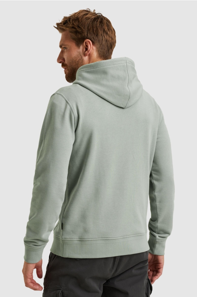 PME legend blauwe heren sweater | Model achteraanzicht