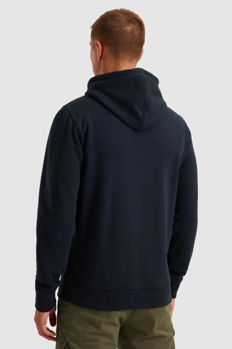 PME legend blauwe heren sweater | Model achteraanzicht