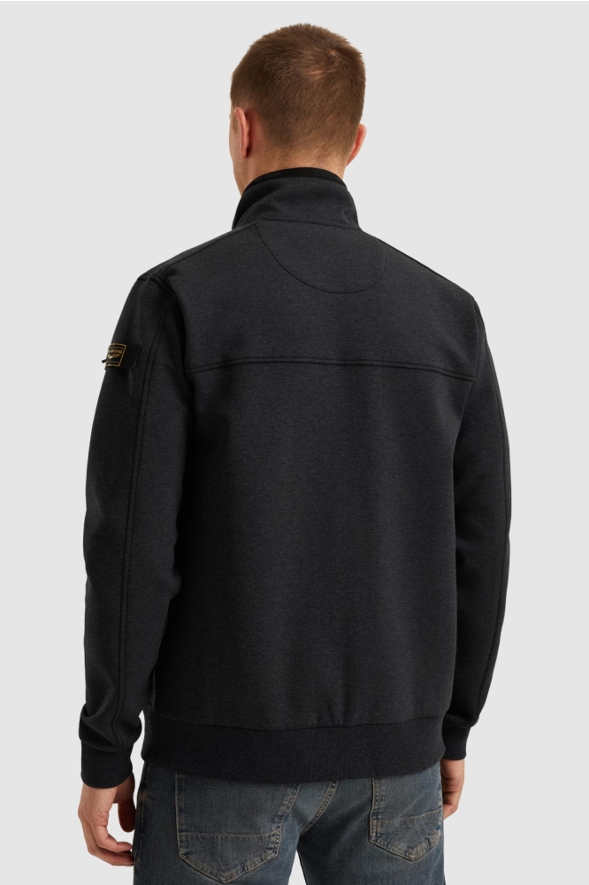 PME legend blauwe heren vest | Model achteraanzicht