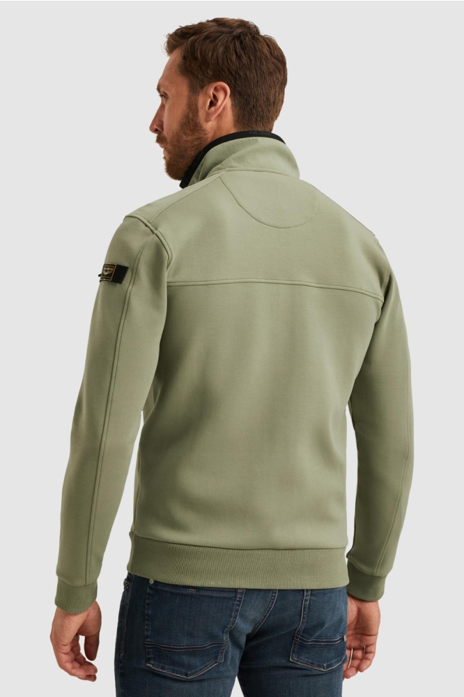 PME legend groene heren vest | Model achteraanzicht