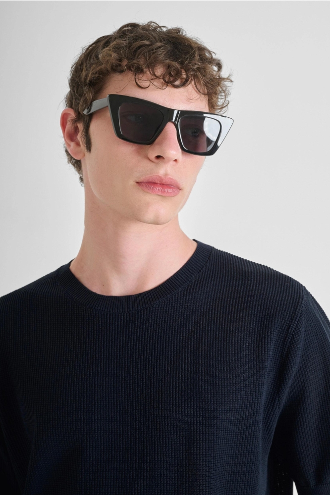 Antony Morato blauwe heren t-shirt | Close up