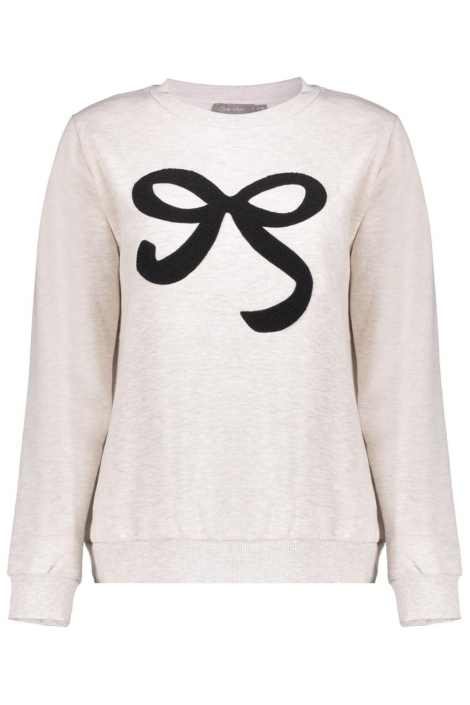 Geisha beige dames sweater | Vooraanzicht