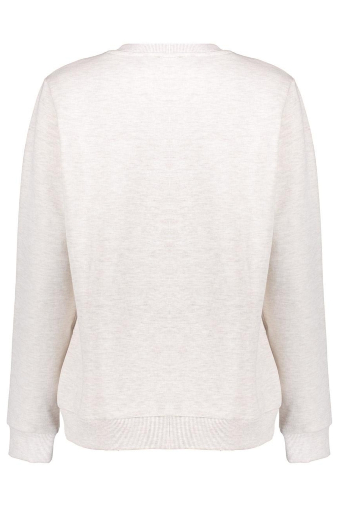 Geisha beige dames sweater | Achteraanzicht