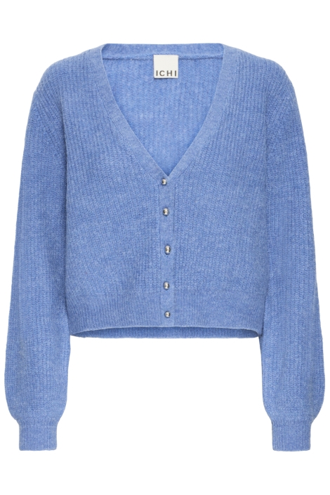 Ichi blauwe dames vest | Vooraanzicht