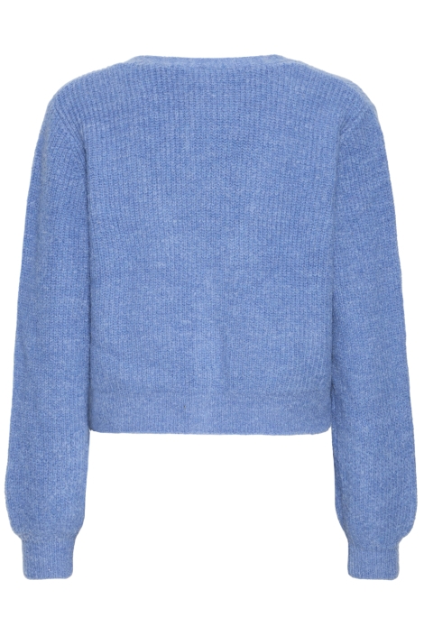 Ichi blauwe dames vest | Achteraanzicht