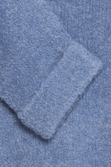 Ichi blauwe dames trui | Close up