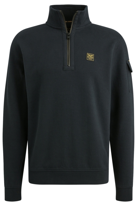 PME legend blauwe heren sweater | Vooraanzicht