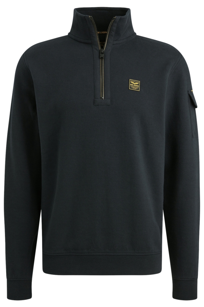 PME legend blauwe heren sweater | Vooraanzicht