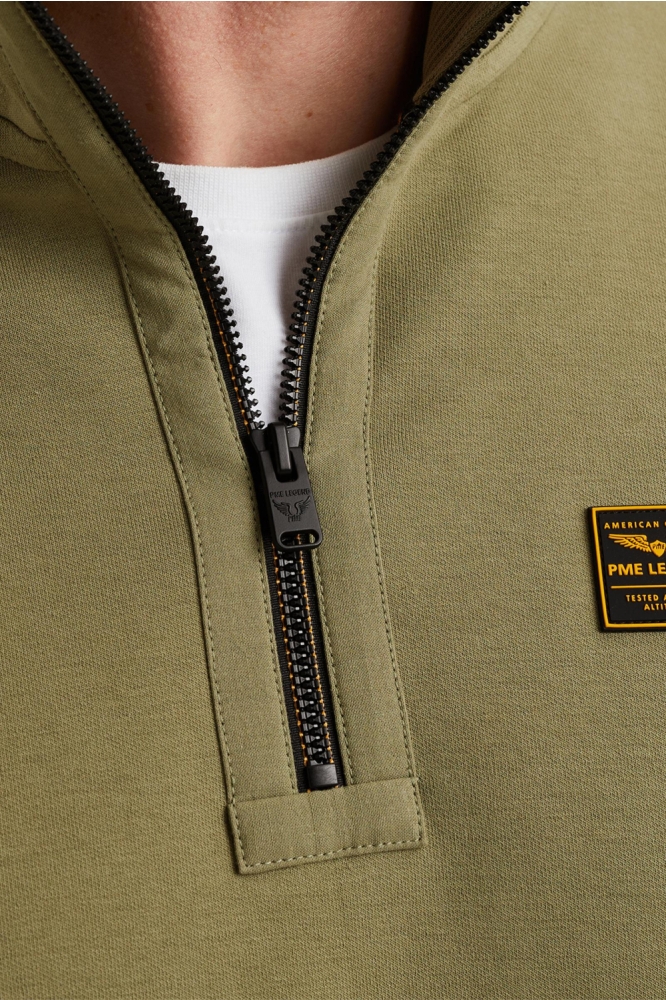 PME legend groene heren sweater | Close up