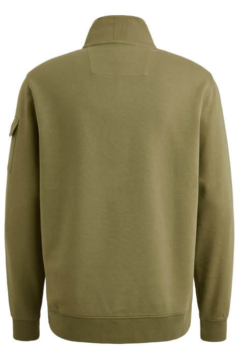 PME legend groene heren sweater | Achteraanzicht
