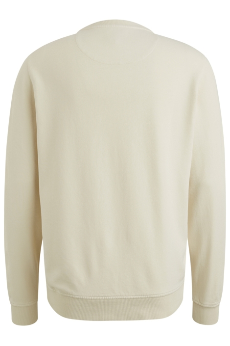 PME legend beige heren sweater | Achteraanzicht