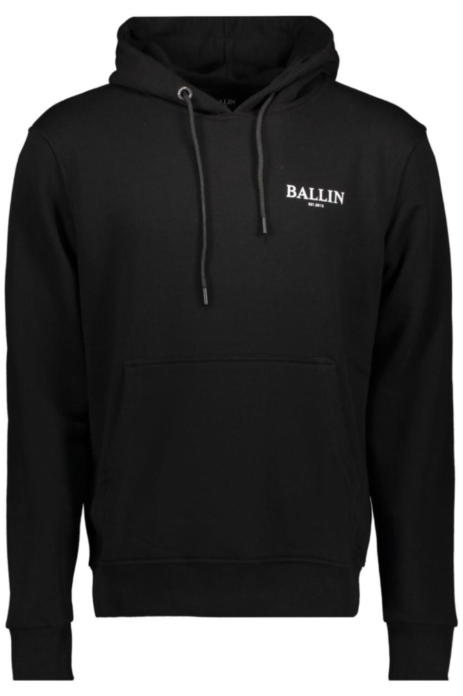 Ballin zwarte heren sweater | Vooraanzicht