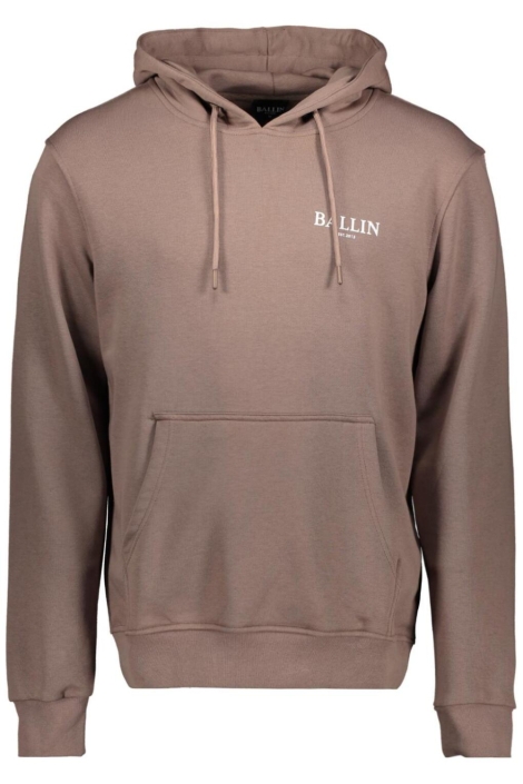 Ballin bruine heren sweater | Vooraanzicht