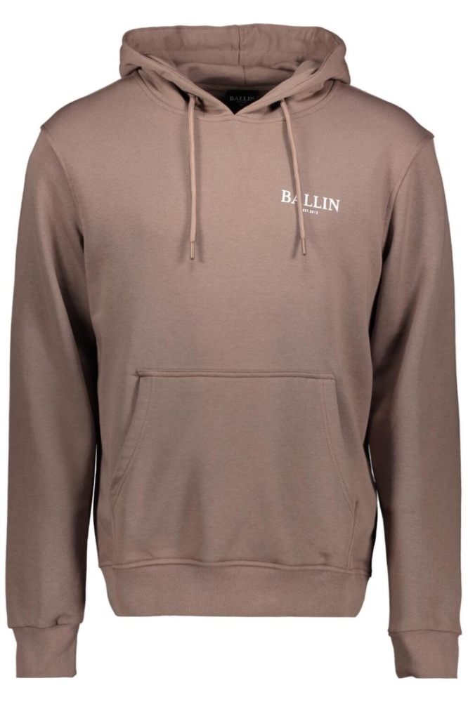 Ballin bruine heren sweater | Vooraanzicht