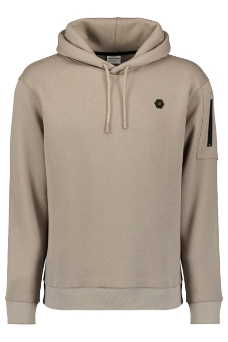 NO-EXCESS grijze heren sweater | Vooraanzicht