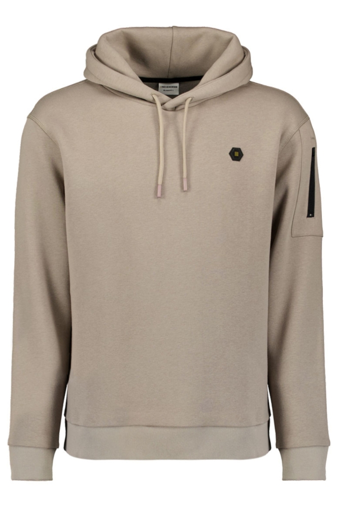 NO-EXCESS grijze heren sweater | Vooraanzicht