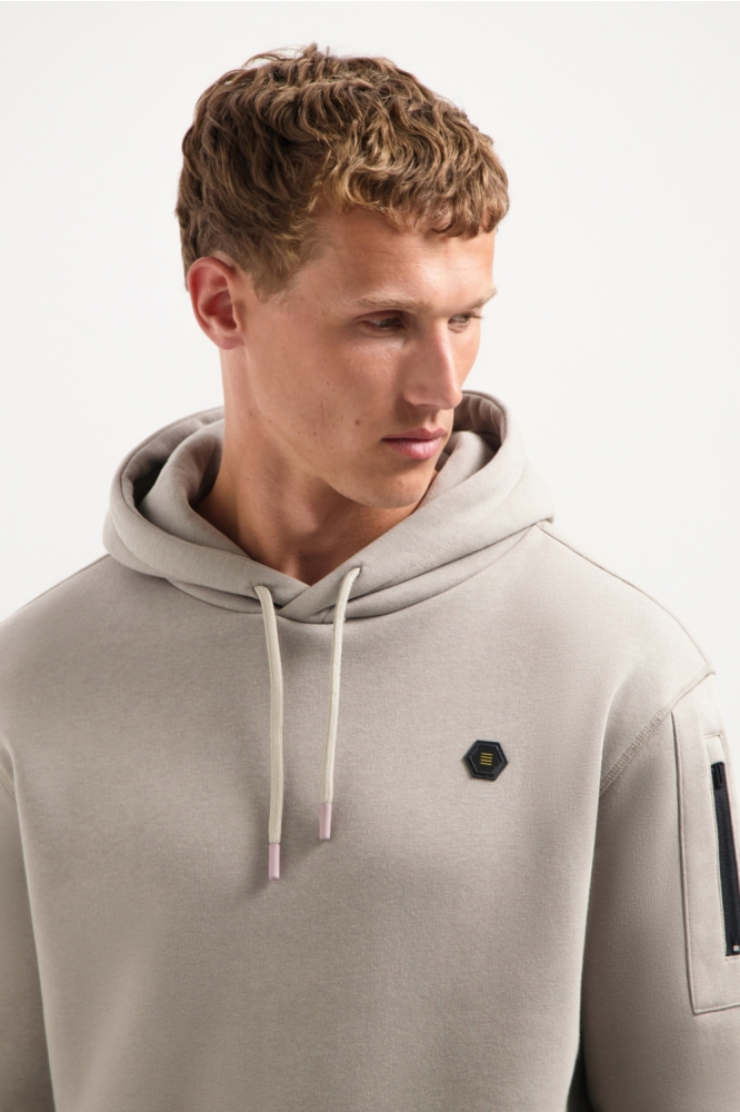 NO-EXCESS grijze heren sweater | Close up