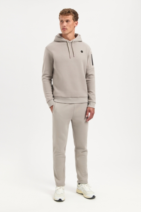 NO-EXCESS grijze heren sweater | Model