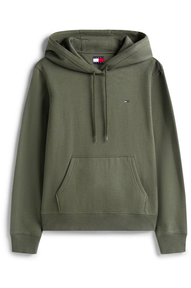 Tommy Jeans groene dames sweater | Vooraanzicht