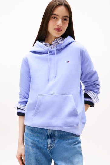 Tommy Jeans TJW REG S FLAG HOODIE DW0DW19958 C5Z VINTAGE IRIS