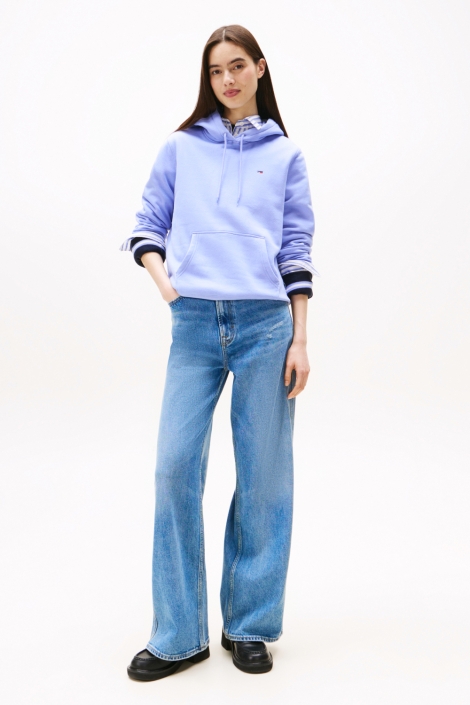 Tommy Jeans paarse dames sweater | Model