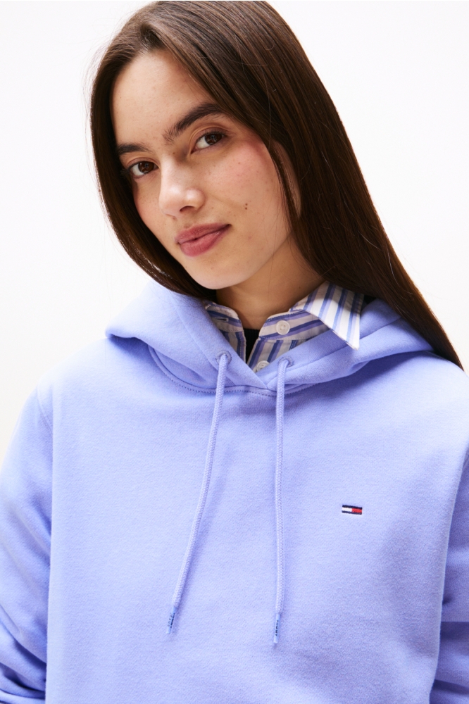 Tommy Jeans paarse dames sweater | Close up