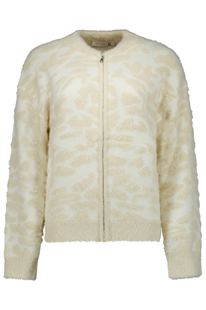 Cars ecru dames vest | Vooraanzicht