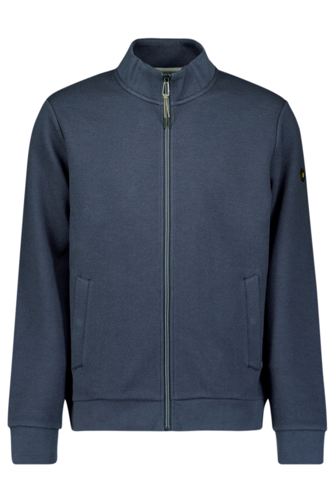 NO-EXCESS blauwe heren vest | Vooraanzicht