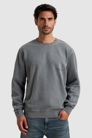 Cast Iron Trui SWEATSHIRT MET OFF PLACED LOGO CSW2508440 9096