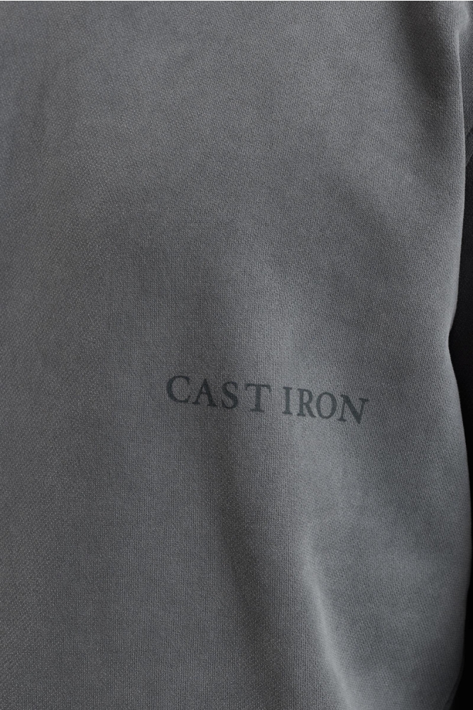 Cast Iron blauwe heren sweater | Kleurstaal