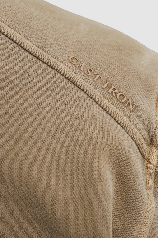 Cast Iron groene heren sweater | Close up