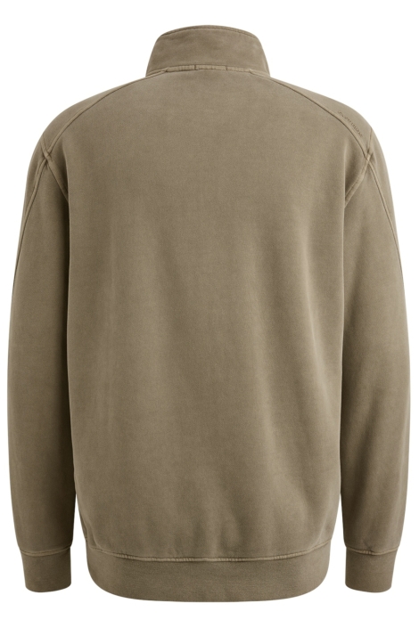 Cast Iron groene heren sweater | Achteraanzicht