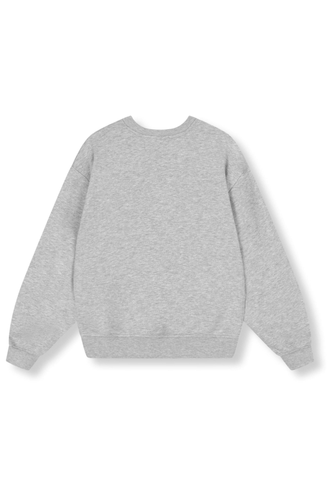 Refined Department grijze dames sweater | Vooraanzicht