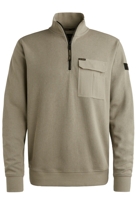 PME legend beige heren trui | Vooraanzicht