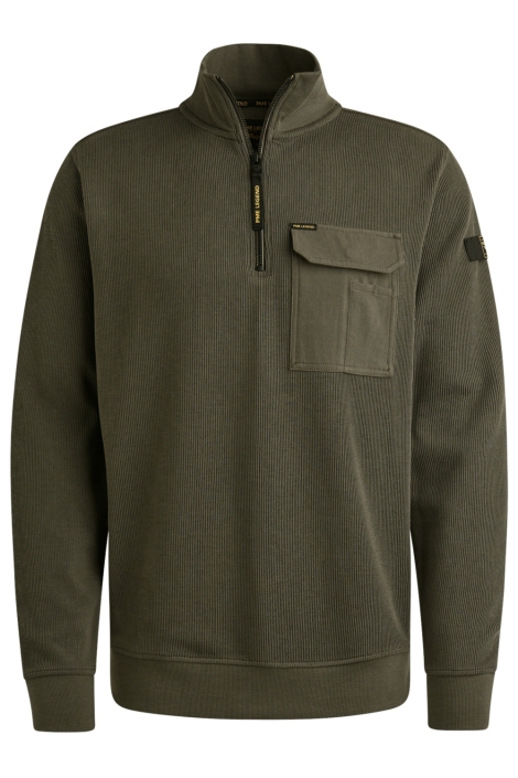 PME legend groene heren trui | Vooraanzicht