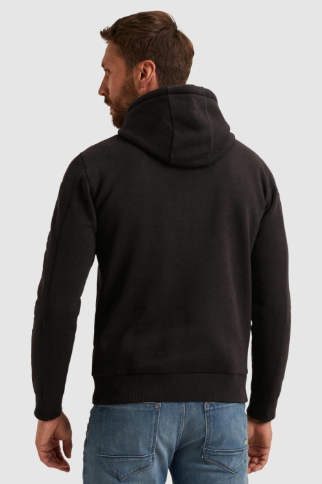 PME legend zwarte heren sweater | Model achteraanzicht