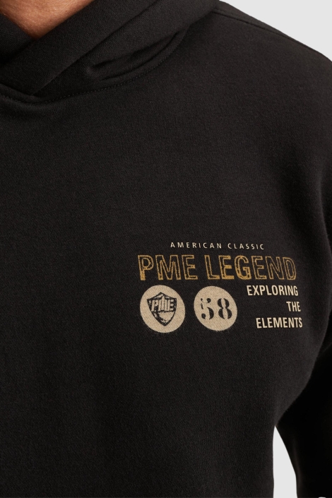 PME legend zwarte heren sweater | Close up