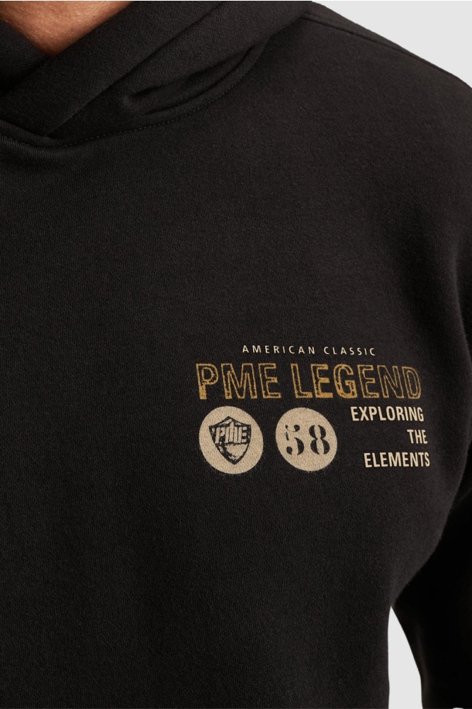 PME legend zwarte heren sweater | Close up