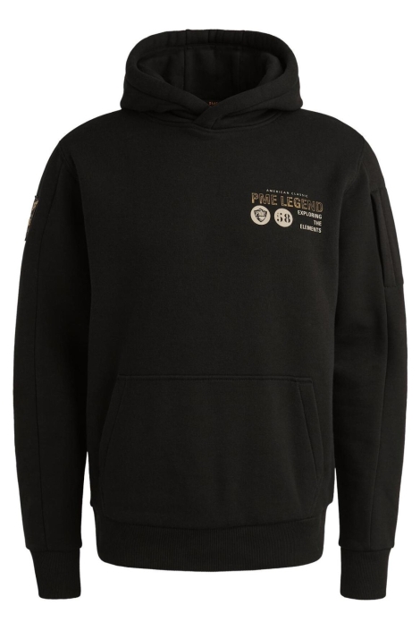 PME legend zwarte heren sweater | Vooraanzicht