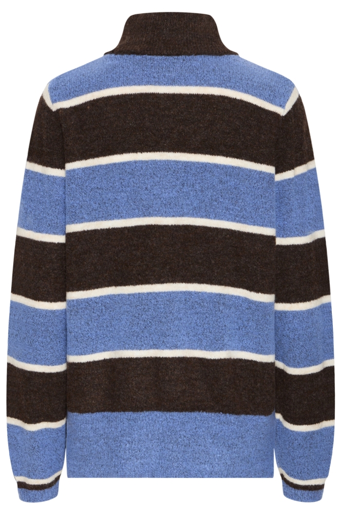 Ichi bruine dames trui | Achteraanzicht