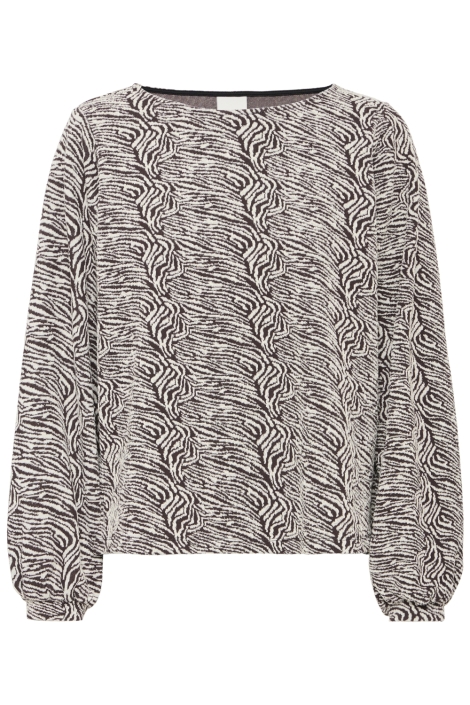 Ichi bruine dames trui | Vooraanzicht