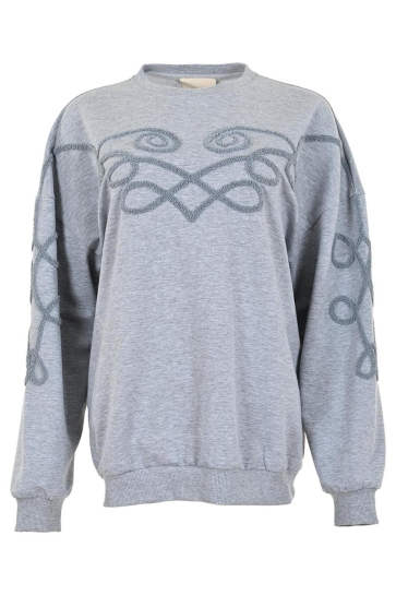 Maicazz Trui PLEUN SWEATER FA25 80 604 GREY TRICOT