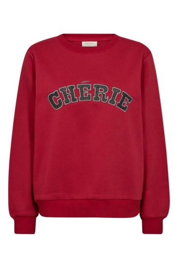 Freequent Trui FQWANA PULLOVER 206692 CHILI PEPPER W. DARK GREY