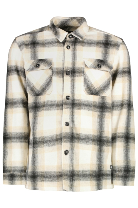 Cars beige heren overhemd | Vooraanzicht