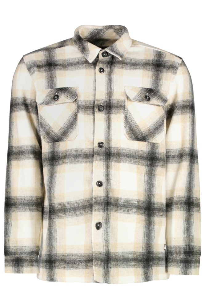 Cars beige heren overhemd | Vooraanzicht