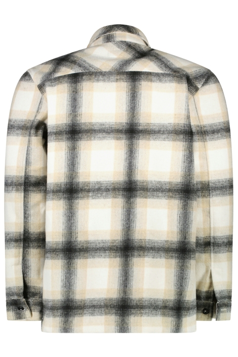 Cars beige heren overhemd | Achteraanzicht